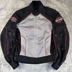 Harley-Davidson Men's Small Textile & Mesh Reflective Riding Jacket